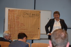 Roelof Veldman ABN AMRO tijdens brainstormsessie