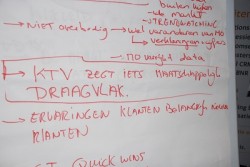 Stellingen en discussies tijdens de workshop over: Klanttevredenheid en het maatschappelijk draagvlak
